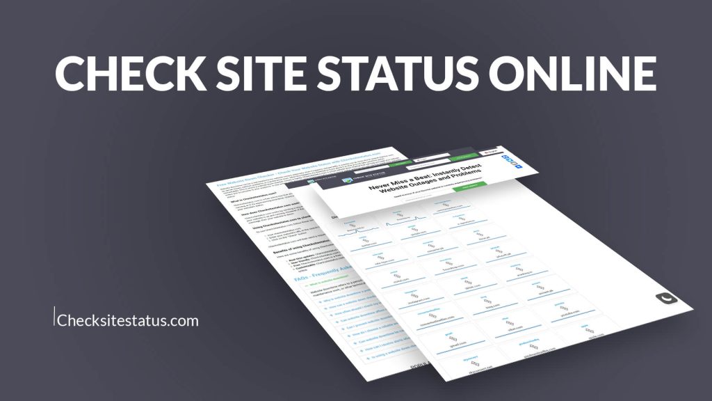 Check Site Status Online