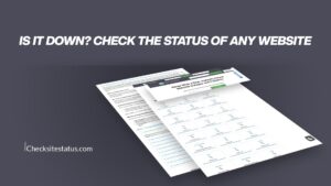 Is it down? Check the status of any website