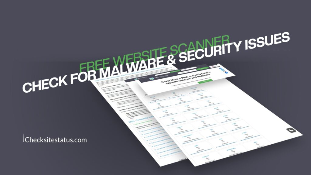 Free Website Scanner - Check for Malware & Security Issues