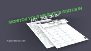 Monitor your Website’s Status in Real-Time Online