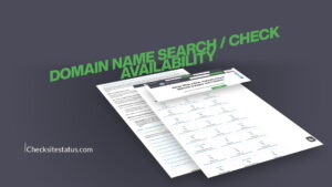 Domain Name Search Check Availability