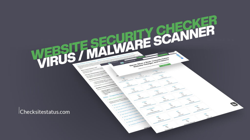 Website Security Checker Virus Malware Scanner
