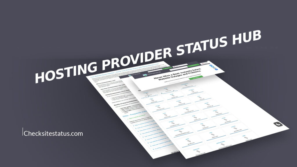 Hosting Provider Status Hub