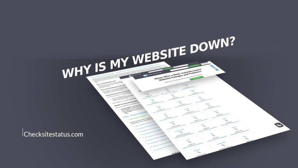 Why Is My Website Down?